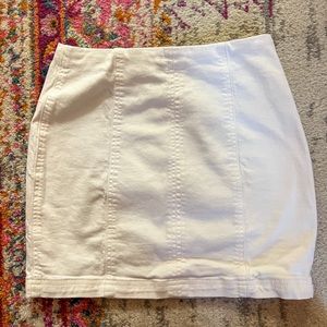 White Mini Skirt